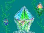 Magical-Diamond - Computer Digital - By Ariane Rockfield, Conceptual Digital Artist