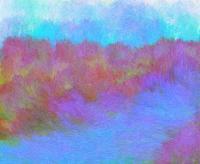 The River5 - Computer Digital - By Ariane Rockfield, Impressionist Digital Artist