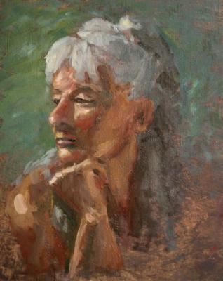 Portraits - Head Study - Pam - Oil