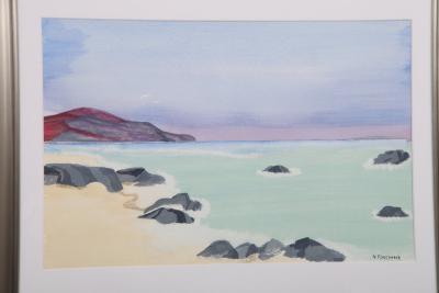 First - Night Fall In Sligo Bay Ireland - Watercolor