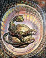Chameleon - Oil Painting Paintings - By Rafael Ruben, Figurative Art Painting Artist