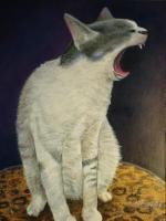 Whimsical Animals - Cry Baby - Oil