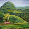 Tazewell Mountain - Oil Paintings - By Scott Plaster, Expressionism Painting Artist