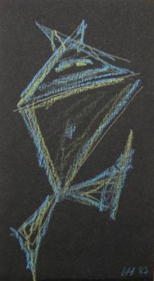 Surreal Drawings - Ion 1 - Crayon