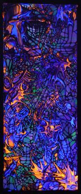 Acrylic Paintings - Der Weg Auf Die Andere Seite Des Spiegels - Acrylic On Canvas