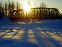 Ice Mist On The Telkwa River - Photo Photography - By Ted Widen, Landscape Photography Photography Artist