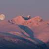 Full Moon Sunrise - Photo Photography - By Ted Widen, Landscape Photography Photography Artist