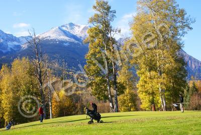 Bulkley Valley Scenes - Autumn On 9Th Green - Photo