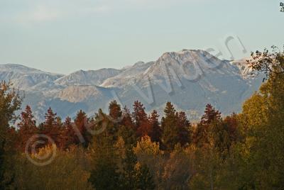 Bulkley Valley Scenes - First Snow On Babine Range - Photo