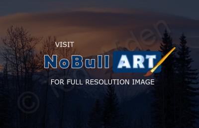 Bulkley Valley Scenes - Glow In The Mountain Valley - Photo