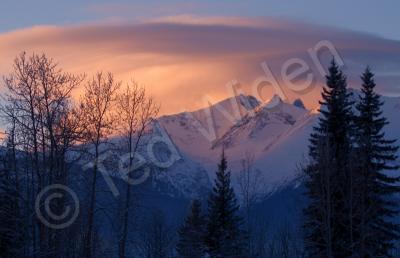 Bulkley Valley Scenes - Glow In The Mountain Valley - Photo