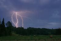 Bulkley Valley Scenes - Lightning In The Valley - Photo