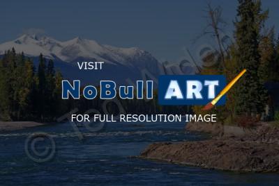 Bulkley Valley Scenes - October On The Bulkley - Photo