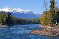 Bulkley Valley Scenes - October On The Bulkley - Photo