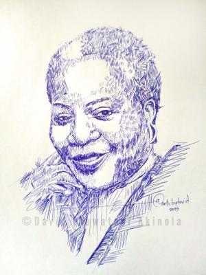 Diamonds Are Forever - Onyeka Onwenu - Pen On Paper