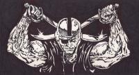 Raider Nation - Inkpencil Drawings - By Jeremiah Colley, Graphic Art Drawing Artist