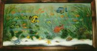 Aquarium - Oil On Canvas Paintings - By Joanne Knox, Originals Painting Artist