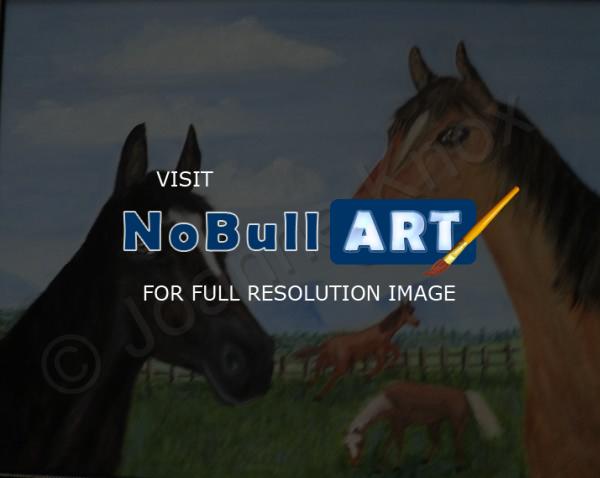 2014 - Horses - Oil On Canvas