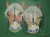 The Team - Oil On Canvas Paintings - By Joanne Knox, Originals Painting Artist