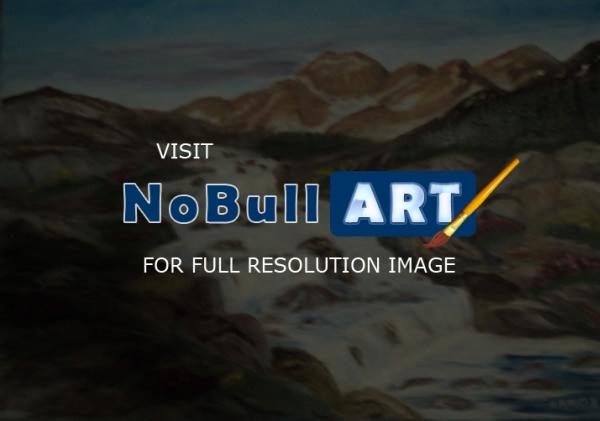 2016 - Mountain Stream - Oil On Canvas