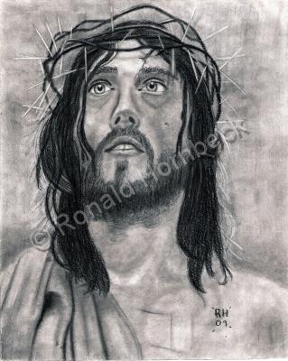 Charcoal - Jesus Christ - Hand Drawn