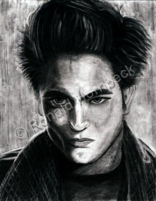 Charcoal - Robert Pattinson - Hand Drawn