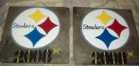 Slate - Steelers - Acrylics On Slate