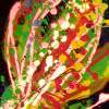 Brazilian Tree Frog - Acrylic On Canvas Paintings - By Jim Mcgonigal, Abstract Painting Artist