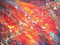 Abstract World - Dantes Comedy - Acrylic On Canvas
