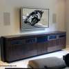Home Theater Console - Custom Woodwork Woodwork - By Steve Casey, Contemporary Woodwork Artist