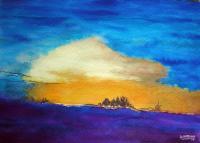 Painting 2008 - Atardecer 01 - Cartoncillo