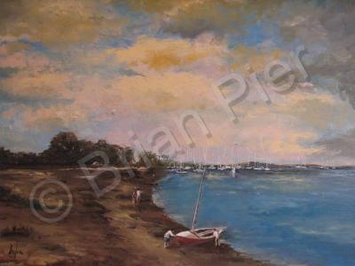 Seascapes - Perfect Day For Sailing - Oil