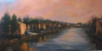 Landscapes - Across The River - Oil