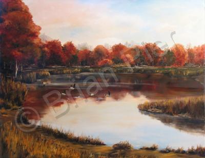 Landscapes - Taking Flight - Oil