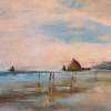 Beach Reflections - Oil Paintings - By Brian Pier, Add New Artwork Style Painting Artist