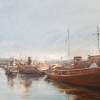 Tugboats Sturgeon Bay - Oil Paintings - By Brian Pier, Impressionist Painting Artist