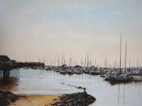Monterey Harbor - Oil Paintings - By Brian Pier, Impressionist Painting Artist