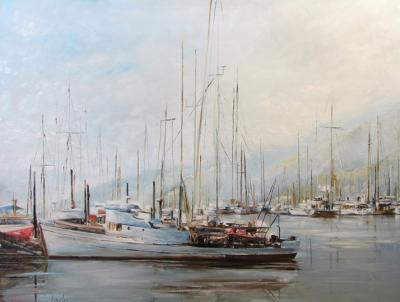 Seascapes - Safe Harbor - Oil