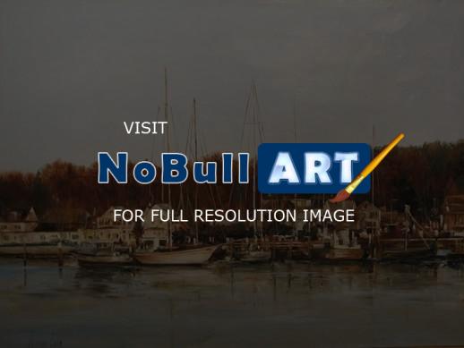 Seascapes - Harbor Autumn - Oil