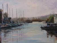 Last Light Bayfield - Oil Paintings - By Brian Pier, Impressionist Painting Artist