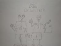 We Taking Over - Pencil And Paper Drawings - By William Davis, Sketches Drawing Artist
