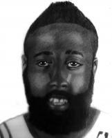 Fear The Beard - Pencil And Paper Drawings - By Andre Kelly, Black And White Drawing Artist