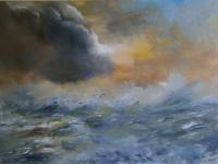 Storm Force 10 - Oil Paintings - By Andy Davis, Impressionism Painting Artist