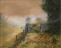 The Gate - Oil Paintings - By Andy Davis, Impressionism Painting Artist