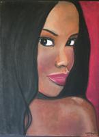 Beautiful Lady - Pastels Other - By Garnett Thompkins, Portrait Other Artist