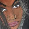 Stare - Pastels Other - By Garnett Thompkins, Portrait Other Artist