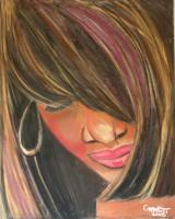 In A Moment - Pastels Other - By Garnett Thompkins, Portrait Other Artist