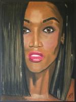 Tyra Banks - Pastels Other - By Garnett Thompkins, Portrait Other Artist