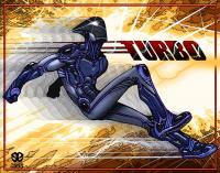 Turbo Superspeedster - Photoshop Digital - By Sean Eddingfield, Comic Book Digital Artist