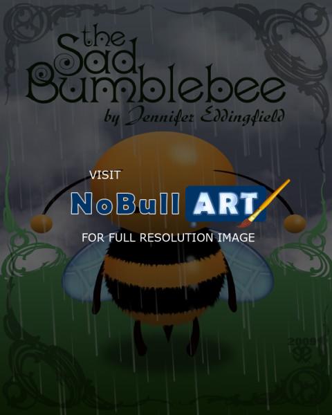 Childrens Book Illustrations - The Sad Bumblebee - Photoshop